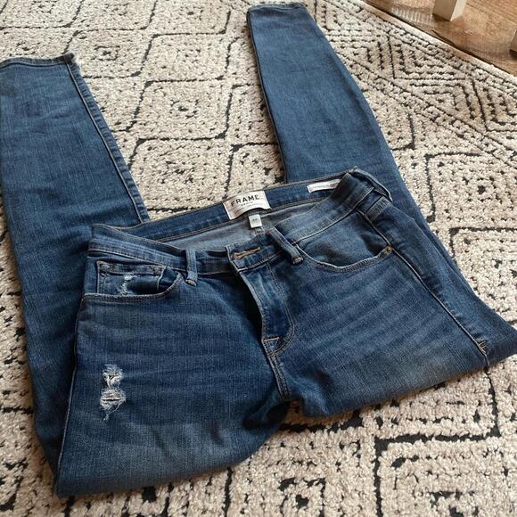 Luxury low rise skinny jeans - Picture 3 of 5